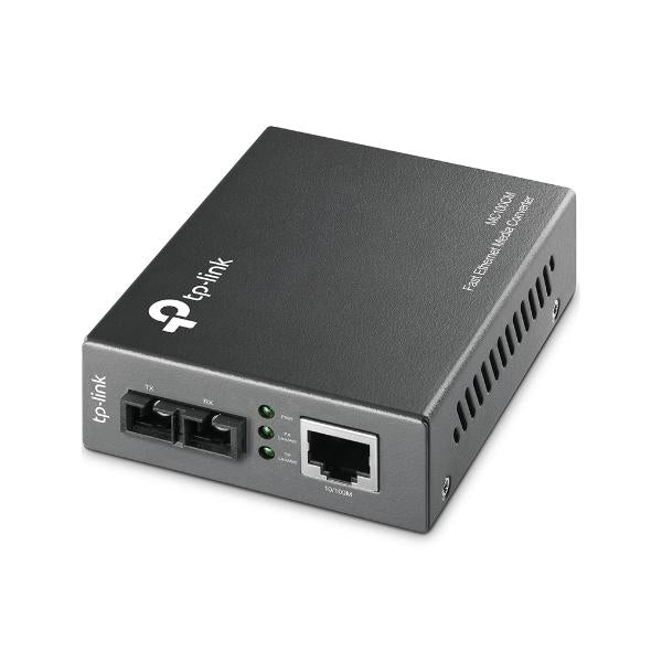 TP-Link MC100CM convertitore multimediale di rete 100 Mbit/s 1310 nm Modalità multipla Nero [MC100CM]