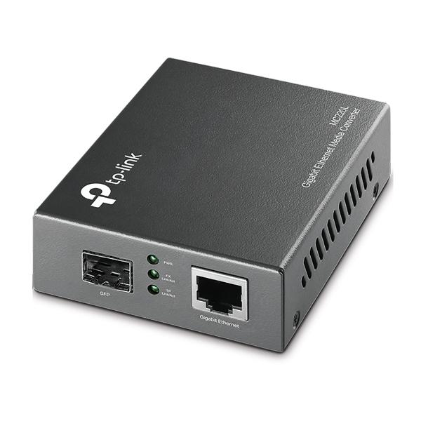 TP-Link MC220L - Fibre Media Converter - RJ-45 / SFP (mini-GBIC) - GigE [MC220L]