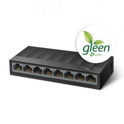 TP-Link LS1008G switch di rete Non gestito Gigabit Ethernet (10/100/1000) Nero [LS1008G]