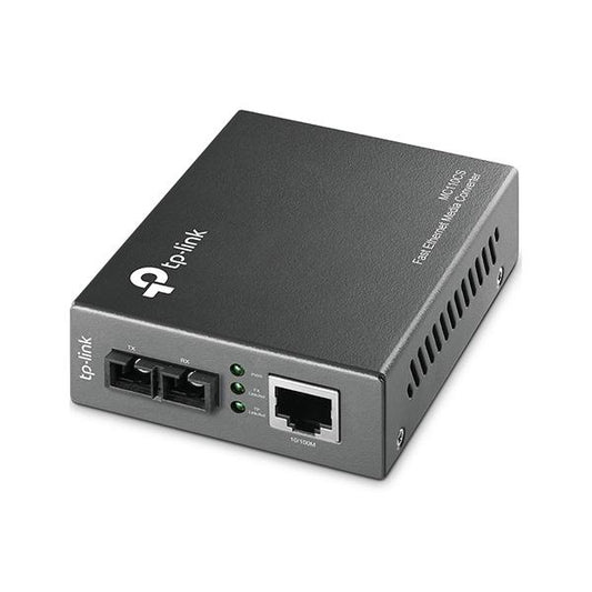 TP-Link MC110CS convertitore multimediale di rete 100 Mbit/s 1310 nm Modalità singola Nero [MC110CS]