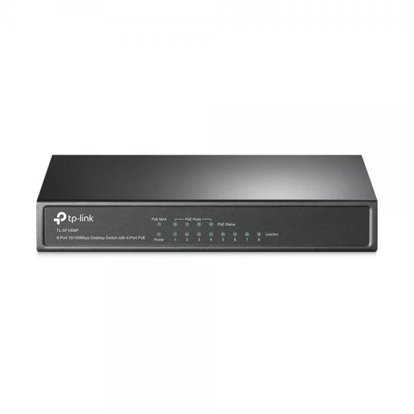 TP-Link TL-SF1008P switch di rete Non gestito Fast Ethernet (10/100) Supporto Power over Ethernet (PoE) Oliva [TL-SF1008P]