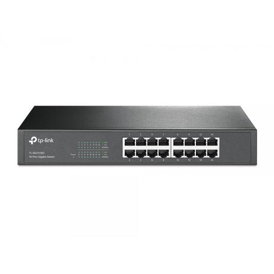 TP-Link TL-SG1016D switch di rete Non gestito L2 Gigabit Ethernet (10/100/1000) Nero [TL-SG1016D]