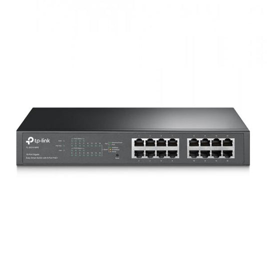 TP-Link TL-SG1016PE switch di rete Gestito L2 Gigabit Ethernet (10/100/1000) Supporto Power over Ethernet (PoE) Nero [TL-SG1016PE]