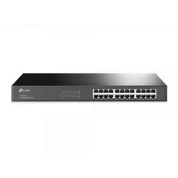 TP-Link TL-SG1024 switch di rete Non gestito L2 Gigabit Ethernet (10/100/1000) Nero [TL-SG1024]