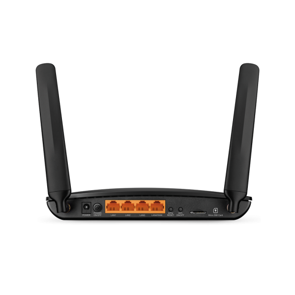 TP-Link TL-MR6400 router wireless Fast Ethernet Banda singola (2.4 GHz) 4G Nero [TL-MR6400]