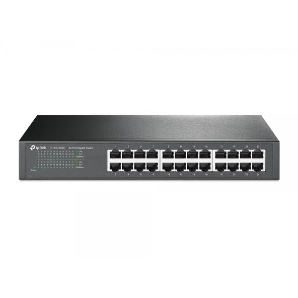 TP-Link TL-SG1024D switch di rete Non gestito Gigabit Ethernet (10/100/1000) Grigio [TL-SG1024D]
