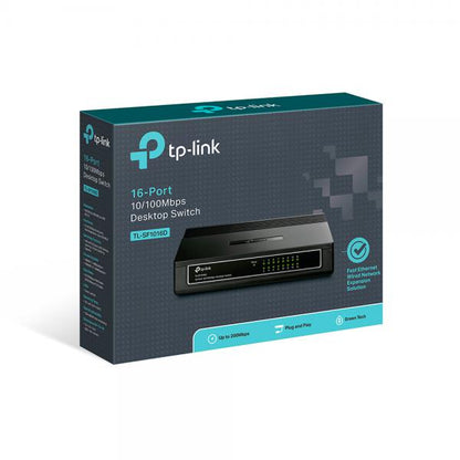 TP-LINK 16 PORTE 10/100 DESKTOP SWITCH [TL-SF1016D]