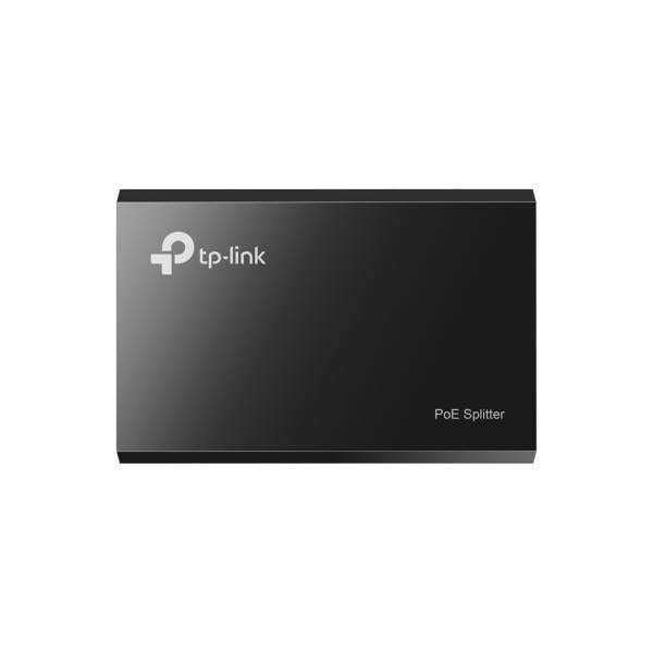 TP-Link - TL-PoE10R - PoE Splitter Adapter, IEEE 802.3af compliant, Data and power carried over the same cable up to 100 meters, 5V/9V/12V power output, plastic case, pocket size, plug and p [TL-PoE10R]