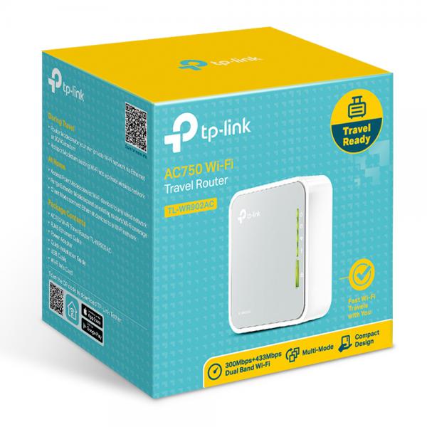 TP-Link TL-WR902AC Dual-band (2.4 GHz/5 GHz) 4G Fast Ethernet wireless router White [TL-WR902AC] 