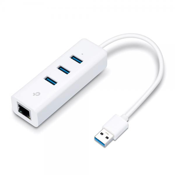 TP-Link UE330 replicatore di porte e docking station per laptop Cablato USB 3.2 Gen 1 (3.1 Gen 1) Type-A Bianco [UE330]