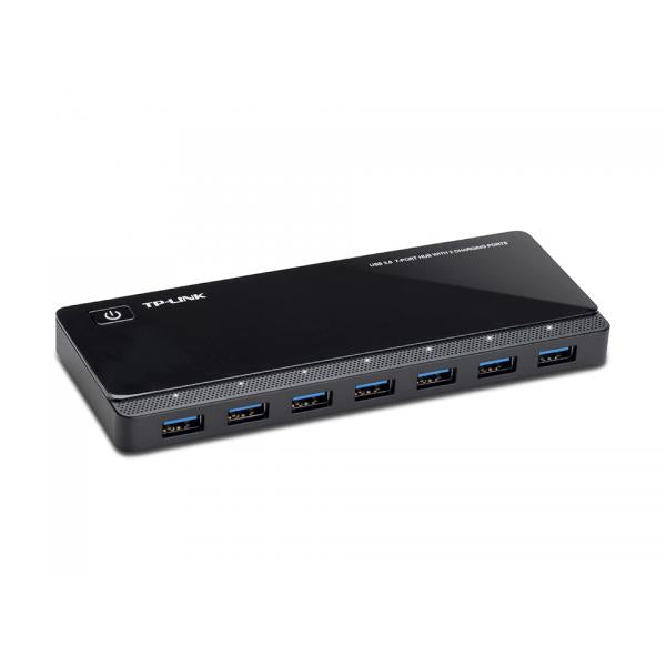 TP-Link UH720 concentrador de interfaz USB 3.2 Gen 1 (3.1 Gen 1) Micro-B 5000 Mbit/s Negro [UH720] 