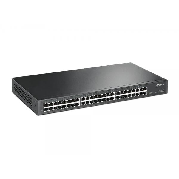 TP-Link TL-SG1048 switch de red No Administrado Gigabit Ethernet (10/100/1000) 1U Negro [TL-SG1048] 