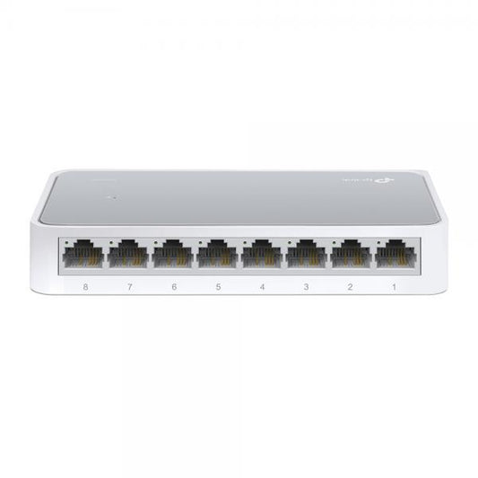 TP-Link TL-SF1008D network switch Unmanaged Fast Ethernet (10/100) White [TL-SF1008D] 