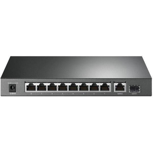 TP-Link TL-SG1210P switch de red No administrado Gigabit Ethernet (10/100/1000) Soporte Alimentación a través de Ethernet (PoE) Gris [TL-SG1210P] 