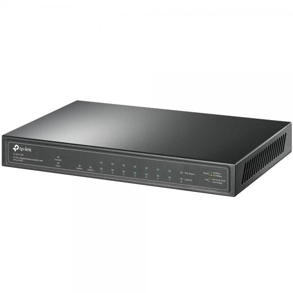 TP-Link TL-SG1210P switch de red No administrado Gigabit Ethernet (10/100/1000) Soporte Alimentación a través de Ethernet (PoE) Gris [TL-SG1210P] 