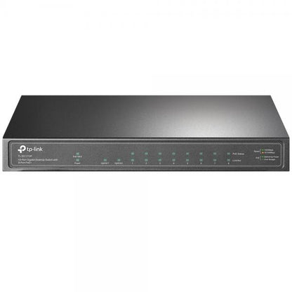 TP-Link TL-SG1210P switch de red No administrado Gigabit Ethernet (10/100/1000) Soporte Alimentación a través de Ethernet (PoE) Gris [TL-SG1210P] 