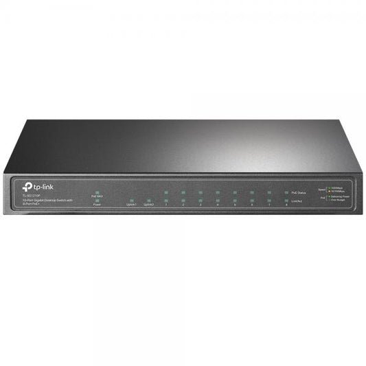 TP-Link TL-SG1210P switch di rete Non gestito Gigabit Ethernet (10/100/1000) Supporto Power over Ethernet (PoE) Grigio [TL-SG1210P]