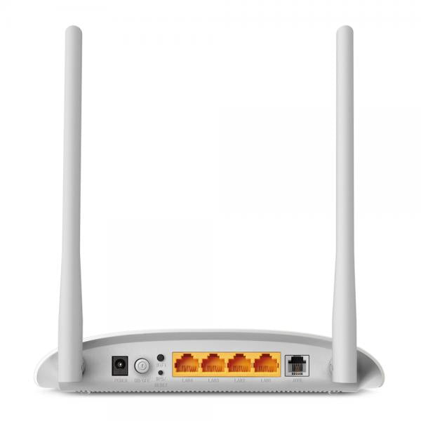 TP-Link TD-W8961N router wireless Fast Ethernet Banda singola (2.4 GHz) Grigio, Bianco [TD-W8961N(EU)]