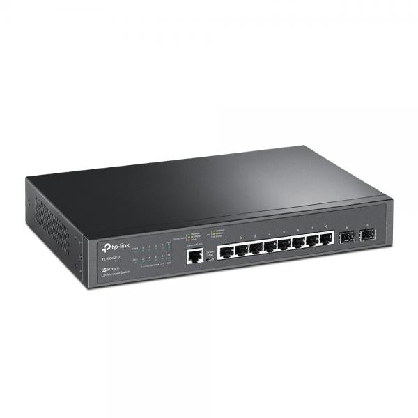 TP-Link JetStream Switch Administrable Gigabit L2+ de 8 Puertos con 2 Ranuras SFP [TL-SG3210] 