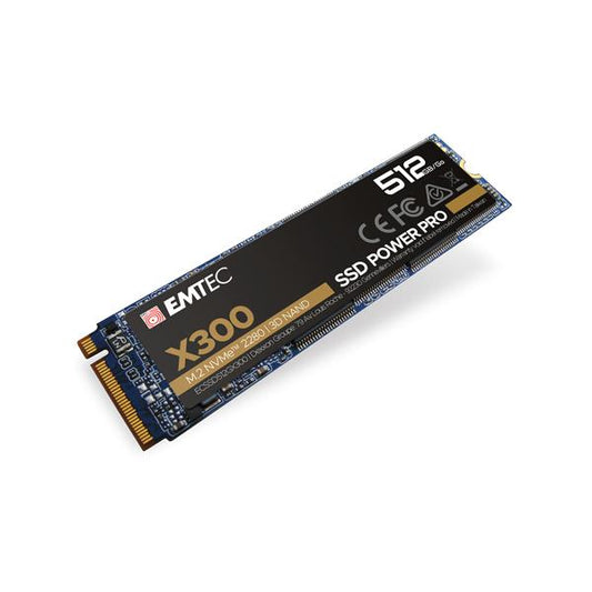 Emtec X300 M.2 512GB PCI Express 3.0 3D NAND NVMe [ECSSD512GX300]