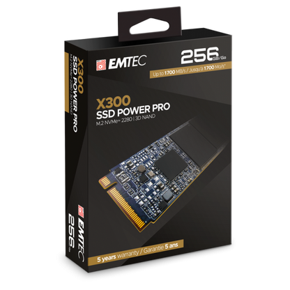 Emtec X300 M.2 256 GB PCI Express 3.0 3D NAND NVMe [ECSSD256GX300]