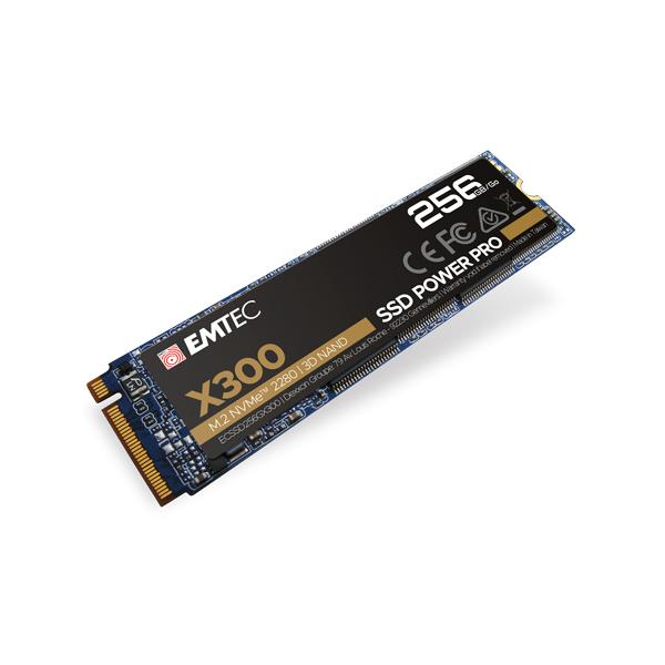 Emtec X300 M.2 256 GB PCI Express 3.0 3D NAND NVMe [ECSSD256GX300]