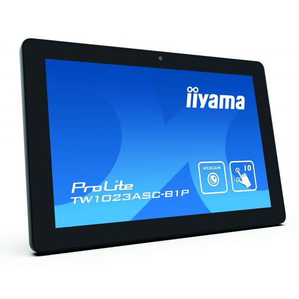 iiyama TW1023ASC-B1P meeting room display 25.6 cm (10.1") 1280 x 800 pixels LED 802.11b, 802.11g, Wi-Fi 4 (802.11n) Bluetooth [TW1023ASC-B1P] 