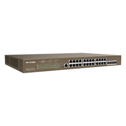 IP-COM SWITCH POE L3 MANAGED 24 GBIT PORTS + 4 SFP G5328P-24-410W [G5328P-24-410W]