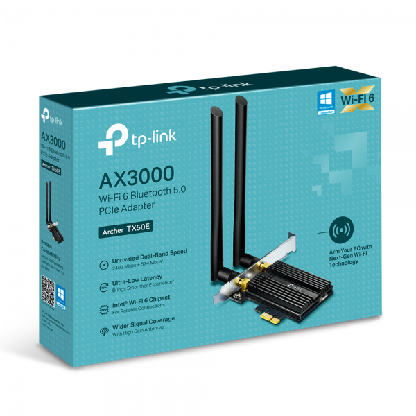 TP-Link Archer TX50E WLAN / Bluetooth 2402 Mbit/s [ARCHERTX50E]