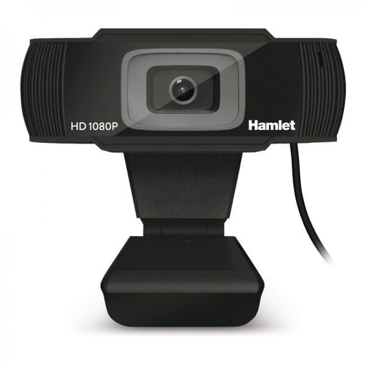 Hamlet HWCAM1080 webcam 2 MP 1920 x 1080 Pixel USB 2.0 Nero [HWCAM1080]