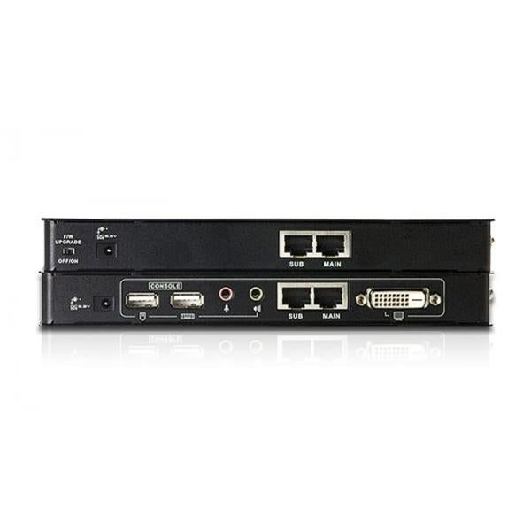 ATEN DVI KVM Extender Dual Link 60Meter, 2560 x 1600 , RS232 , Speaker & Mic.- PROMO FINO AD ESAURIMENTO SCORTE CE602-AT-G [CE602-AT-G]