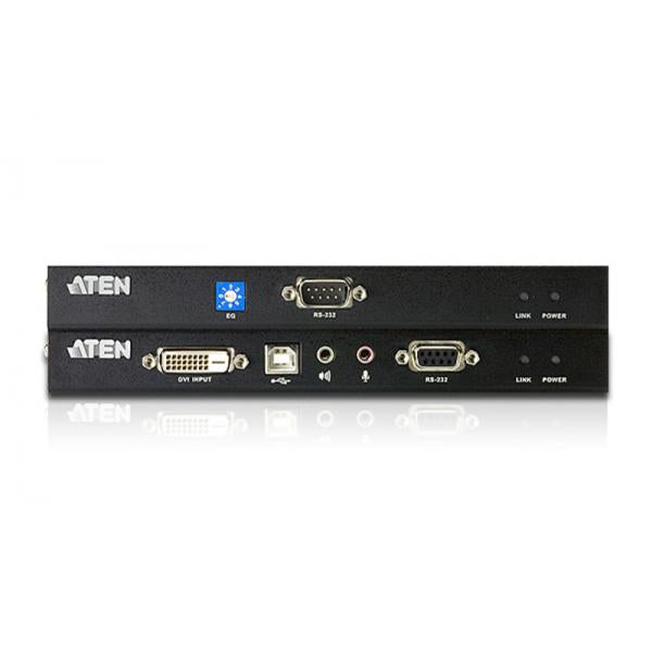 ATEN DVI KVM Extender Dual Link 60Meter, 2560 x 1600 , RS232 , Speaker & Mic.- PROMO FINO AD ESAURIMENTO SCORTE CE602-AT-G [CE602-AT-G]