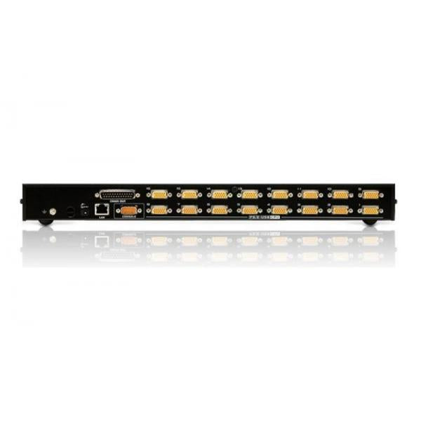 ATEN 16 Port PS/2-USB KVM on the NET (1Local/Remote User access) + USB peripheral port CS1716I-AT-G [CS1716I-AT-G]