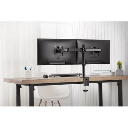 Digitus Universal Dual Monitor Clamp Mount - 15-32 inch - 2x8kg Max - Black [DA-90400]