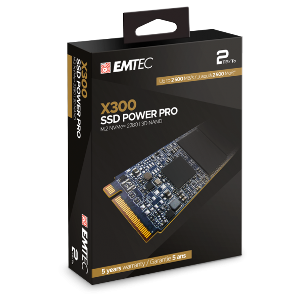 Emtec X300 M.2 2000 GB PCI Express 3.0 3D NAND NVMe [ECSSD2TX300]