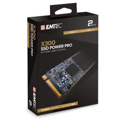 Emtec X300 M.2 2000 GB PCI Express 3.0 3D NAND NVMe [ECSSD2TX300]