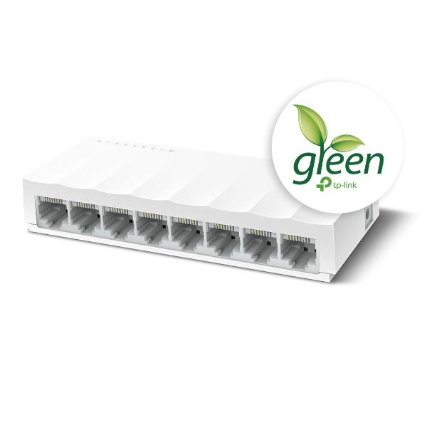 TP-Link LS1008 switch di rete Non gestito Fast Ethernet (10/100) Bianco [LS1008]