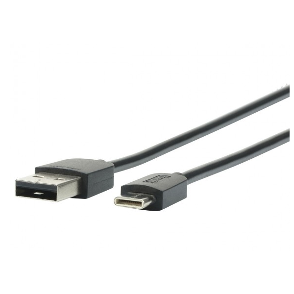 Mobilis 001278 cavo USB 1 m USB A USB C/Lightning Nero [001278]