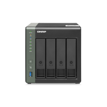 QNAP TS-431X3 NAS Tower Collegamento ethernet LAN Nero Alpine AL-314 [TS-431X3-4G]