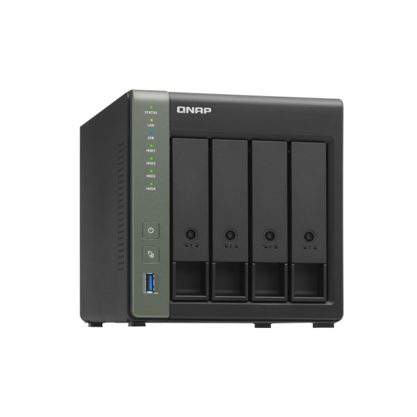 QNAP TS-431X3 NAS Tower Collegamento ethernet LAN Nero Alpine AL-314 [TS-431X3-4G]