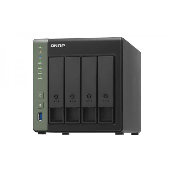 QNAP TS-431X3 NAS Tower Collegamento ethernet LAN Nero Alpine AL-314 [TS-431X3-4G]