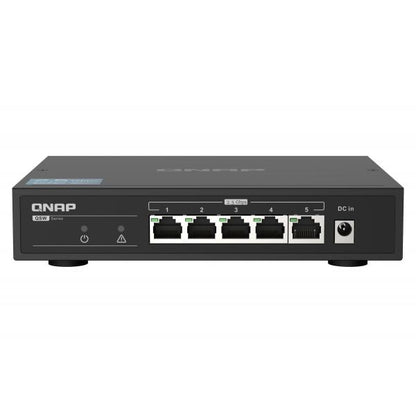 QNAP QSW-1105-5T switch di rete Non gestito Gigabit Ethernet (10/100/1000) Nero [QSW-1105-5T]