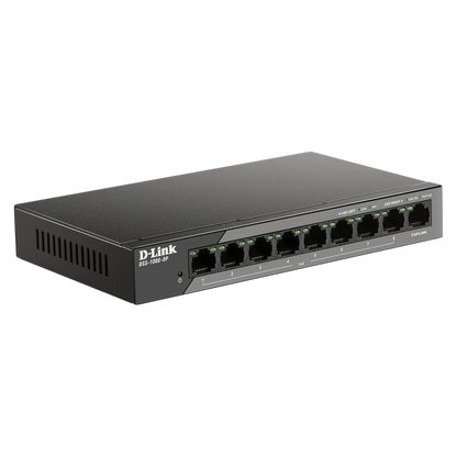 D-LINK SWITCH SORVEGLIANZA 9 PORTE 10/100 UNMANAGED LONG RANGE POE [DSS-100E-9P]