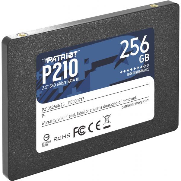 PATRIOT SSD INTERNO P210 256GB 2,5 SATA 6GB/S R/W 500/400 [P210S256G25]