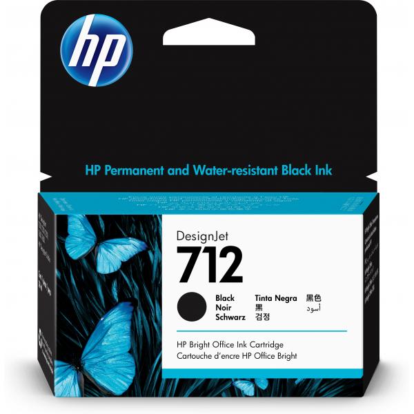 TINTA PARA CARRITO HP NEGRO 712 [3ED70A]