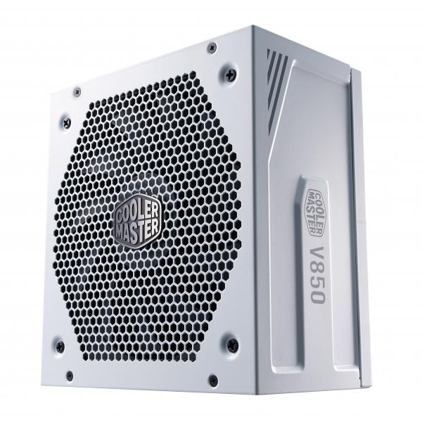 COOLER MASTER POWER SUPPLY V850 V2, 850W 80 PLUS GOLD, 135MM FAN ACTIVE, PFC PSU, FULL MODULAR, WHITE [MPY-850V-AGBAG-EU] 