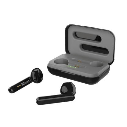 Trust Primo Touch True Wireless Stereo (TWS) In-ear Bluetooth Music and Calls Earphones Black [23712]