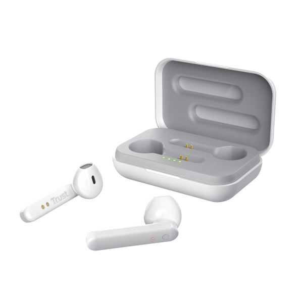 Trust Primo Touch Auricolare True Wireless Stereo (TWS) In-ear Musica e Chiamate Bluetooth Bianco [23783]