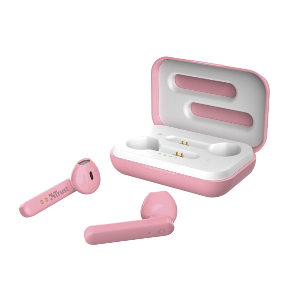 Trust Primo True Wireless Stereo (TWS) In-ear Bluetooth Music and Calls Pink [23782]