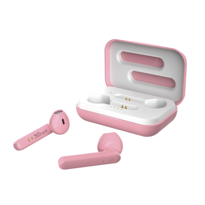 Trust Primo True Wireless Stereo (TWS) In-ear Bluetooth Music and Calls Pink [23782]